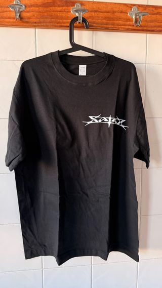 Camiseta Estampada Algodón Negra