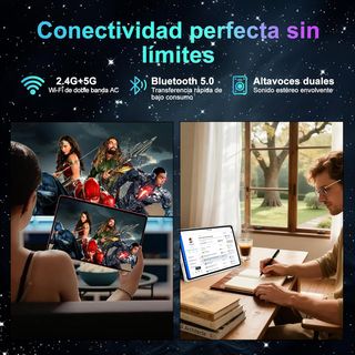 Tablet BIEGEDY 11" Android 15 24GB+256GB Roja