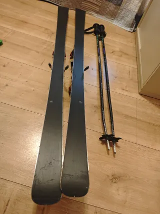 Esquís Salomon Crossmax LTD carving 170cm+bastones