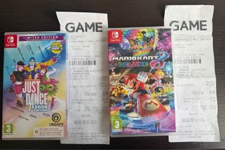 Nintendo Switch: Mario Kart 8 Deluxe y Just Dance