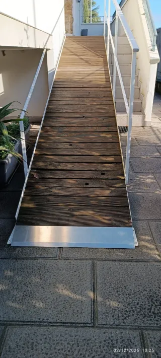 Rampa prefabbricata per scale