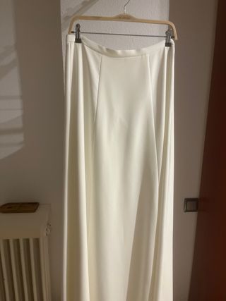 Falda de novia blanca talla 42,