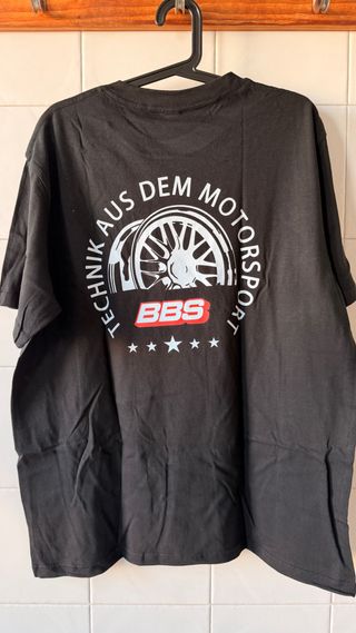 Camiseta BBS Negra Algodón Estampada