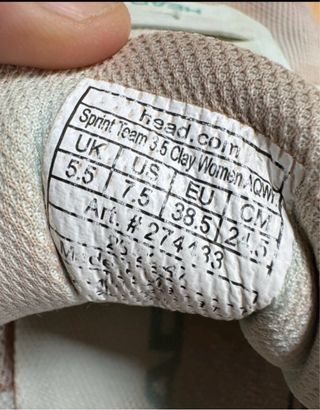 ZAPATILLAS HEAD SPRINT TEAM 3.5 CLAY MUJER 38.5