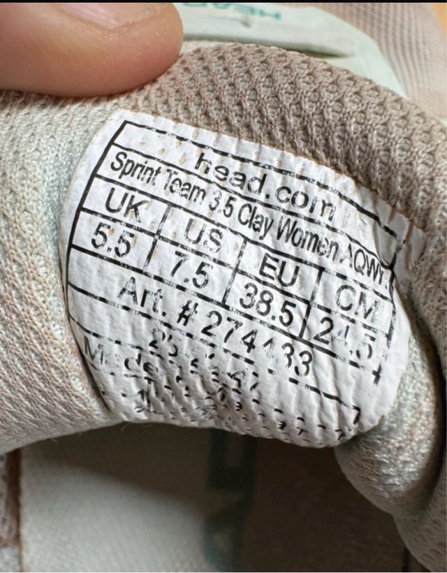 Sneakers HEAD Sprint Team 3.5 Clay Donna 38.5