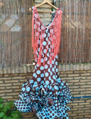 Traje Flamenca Talla 38-40 Lunares