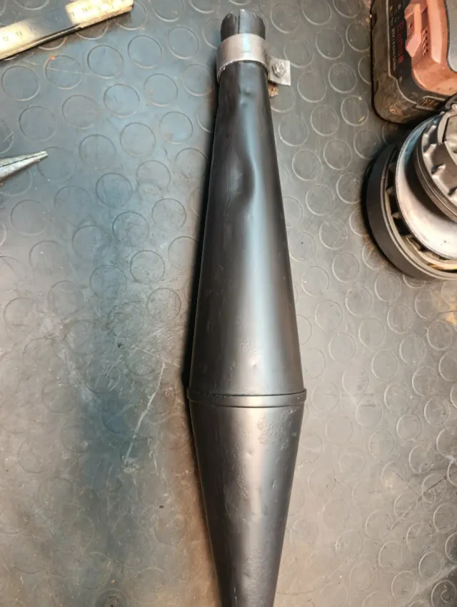 Tubo de escape moto clásica F Murcia