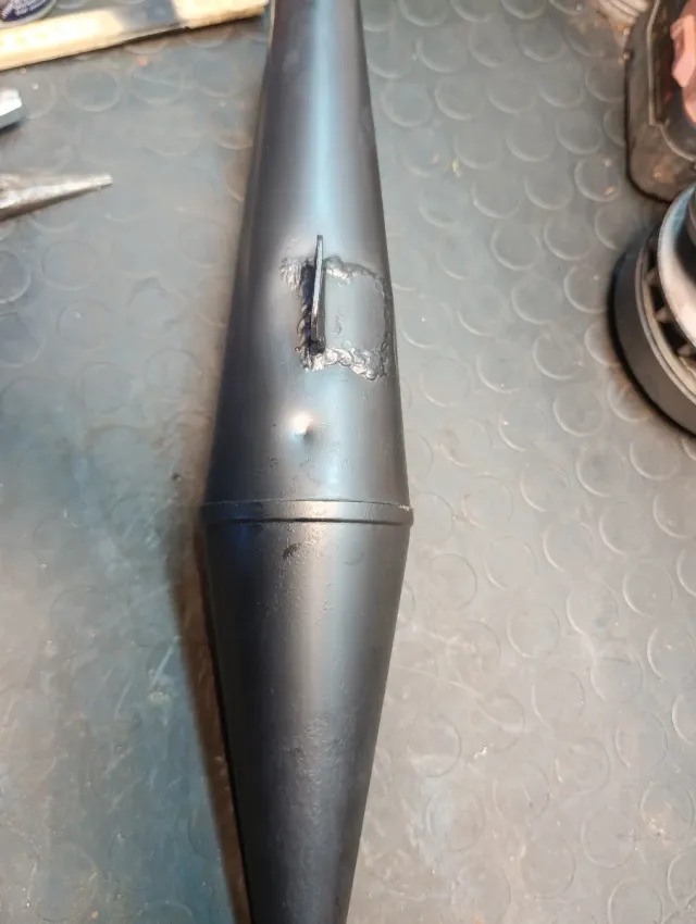 Tubo de escape moto clásica F Murcia