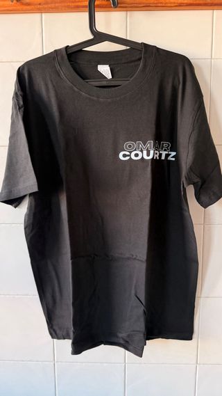 Camiseta Omar Courtz Negra Algodón