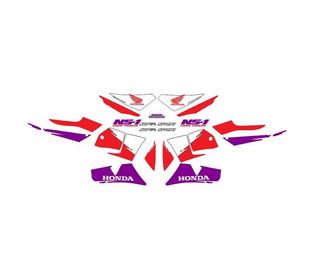 KIT DE ADHESIVOS HONDA NS1 NEGRA