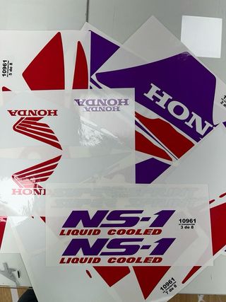 KIT DE ADHESIVOS HONDA NS1 NEGRA