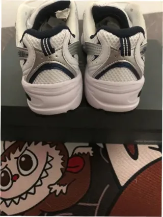 New Balance 530 Blanco Plata Marino 41.5