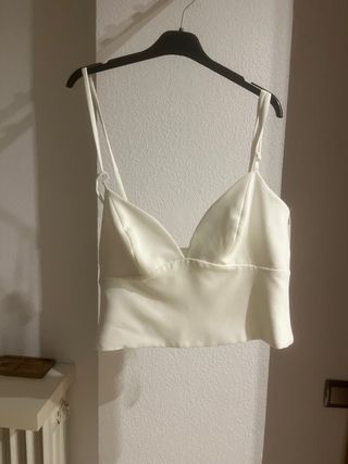 Top Novia Blanco