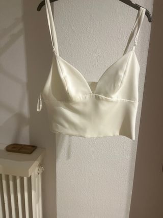 Top Novia Blanco