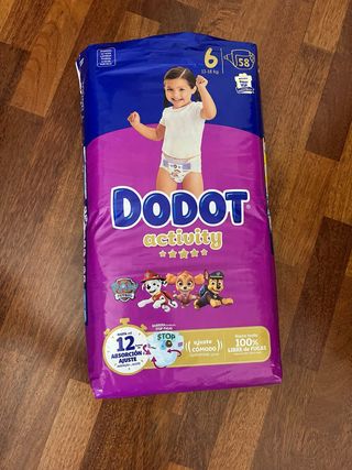 Pañales Dodot Activity Talla 6 (58 uds)