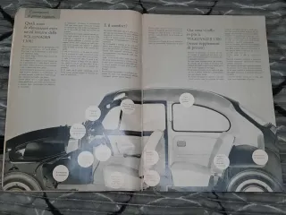Dépliant VolksWagen Maggiolino 1965