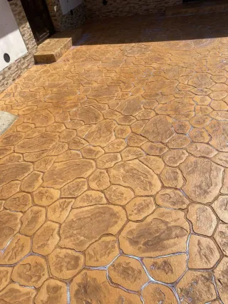 Hormigón impreso para exteriores