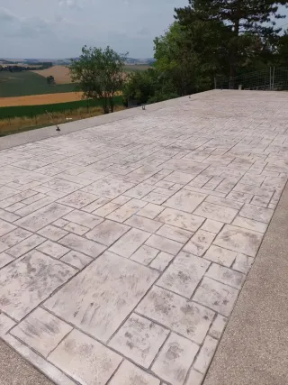 Pavimento hormigón impreso