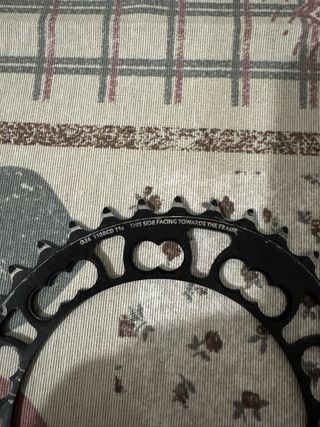 Platos Rotor QRings Carbono BCD110 Aero