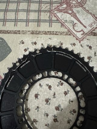 Platos Rotor QRings Carbono BCD110 Aero