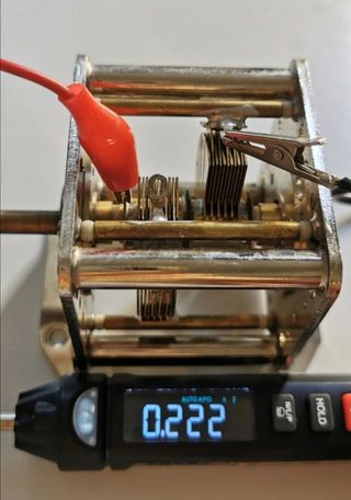 PHILIPS Radio 2x112pF condensador variable aire