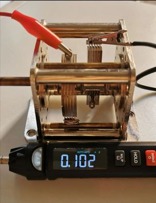 PHILIPS Radio 2x112pF condensador variable aire