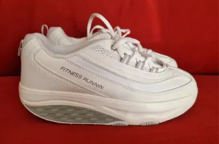 Zapatillas Skechers Fitness Running Blancas