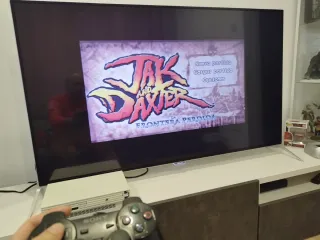 PlayStation 2 FAT Blanca+ 2 mandos y 3 Memory Card