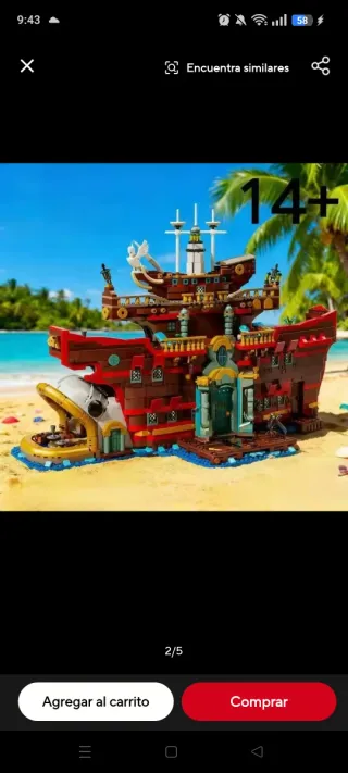 Piezas de construcción Baratie Restaurante Flotant