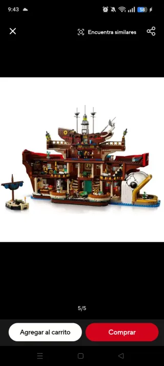 Piezas de construcción Baratie Restaurante Flotant