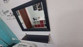 Espejo peluquería con repisa