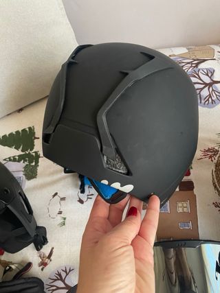 Casco de esquí Wedze negro niño