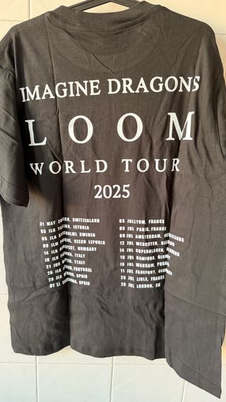 Camiseta Imagine Dragons World Tour L