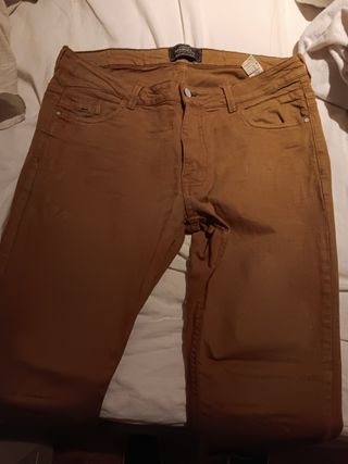 Pantalón Springfield Slim Marrón W32