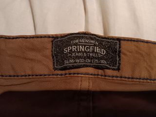 Pantalón Springfield Slim Marrón W32