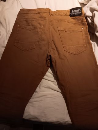 Pantalón Springfield Slim Marrón W32