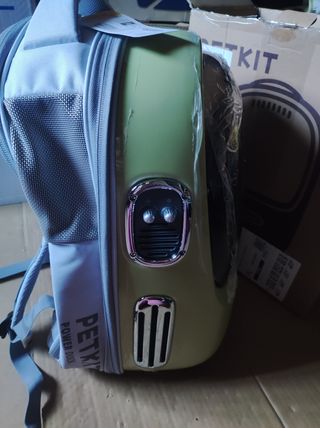 Mochila Cápsula para Mascotas Breath Verde