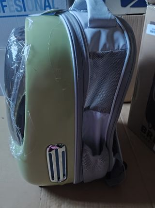 Mochila Cápsula para Mascotas Breath Verde