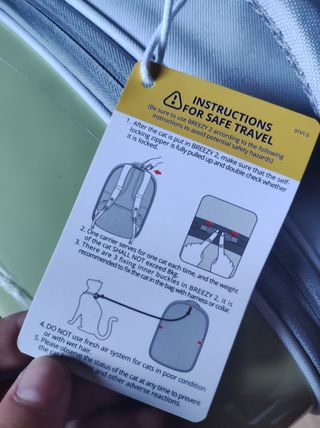 Mochila Cápsula para Mascotas Breath Verde