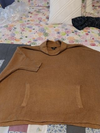 Jersey mujer marrón talla L