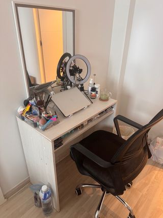 Silla de oficina ergonómica negra