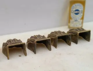 Tirador cubre patas garra bronce vintage