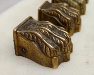 Tirador cubre patas garra bronce vintage