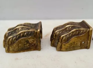 Tirador cubre patas garra bronce vintage