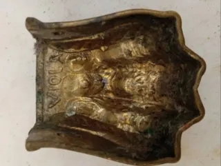 Tirador cubre patas garra bronce vintage