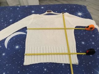 Maglia traforata a due disegni