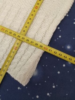 Maglia traforata a due disegni