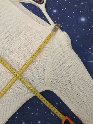 Maglia traforata a due disegni