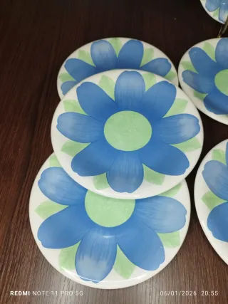 Vajilla porcelana italiana 9 piezas