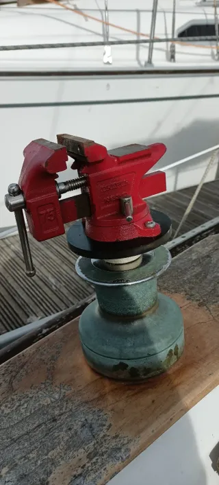 Tornillo de banco Draper 75mm